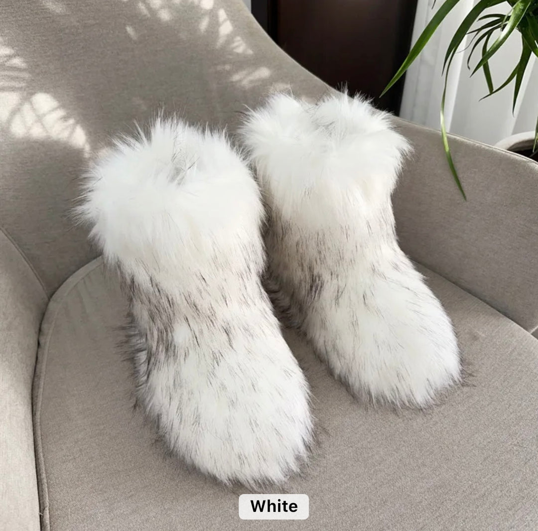 Mid Fur boots