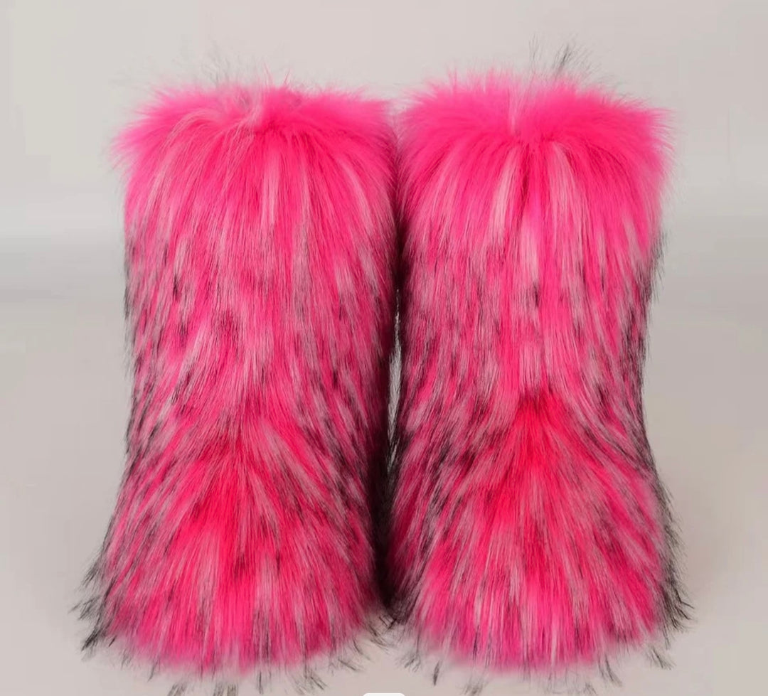 Mid Fur boots