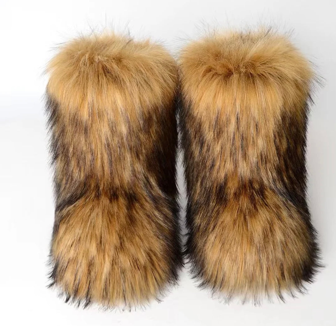 Mid Fur boots