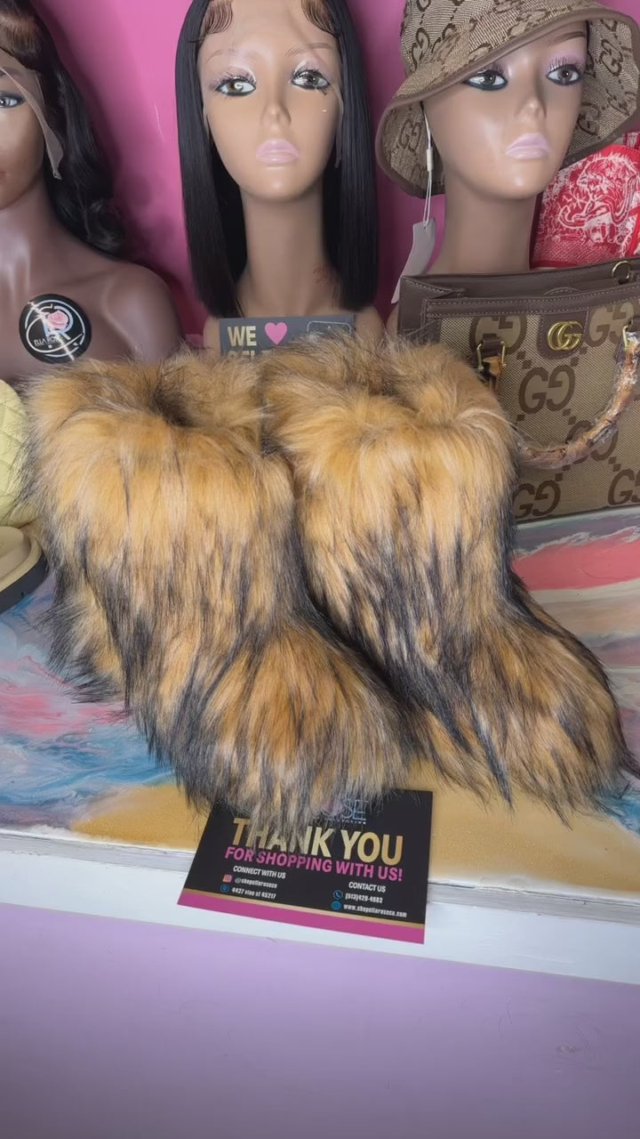 Mid Fur boots